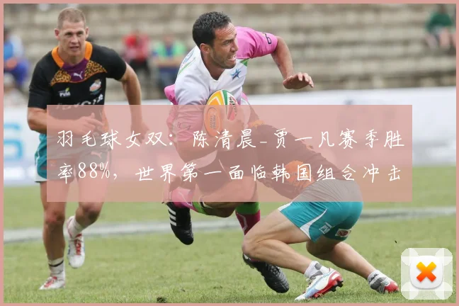 羽毛球女双：陈清晨_贾一凡赛季胜率88%，世界第一面临韩国组合冲击